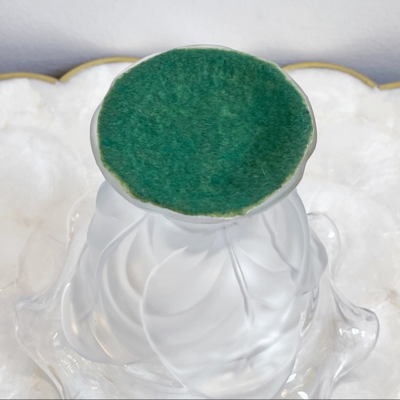 Viking Ruffle Edge Frosted Cabbage Leaf Dish Vtg - Picture 8 of 12